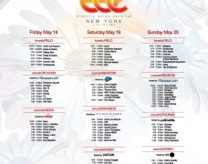 EDC New York Set Times Announced